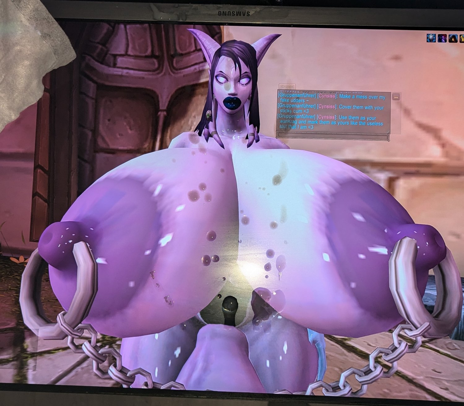 Fappmaterial and Tribute for the Big Futa Horsedong Draenei Whore Cynsiss #rPhBS68Y